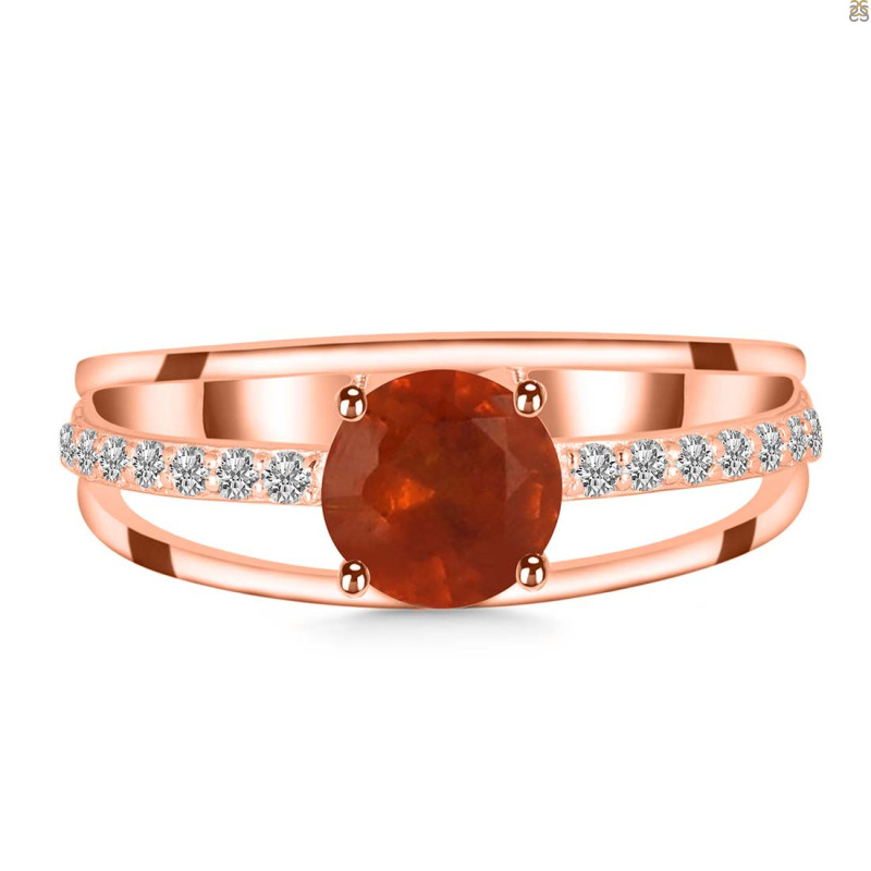 Kyanite (Orange) Ring KYN-RDR-377-O.