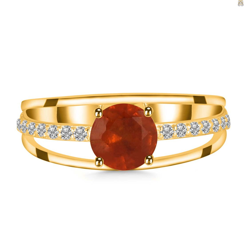 Kyanite (Orange) Ring KYN-RDR-377-O.