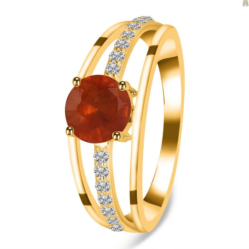 Kyanite (Orange) Ring KYN-RDR-377-O.