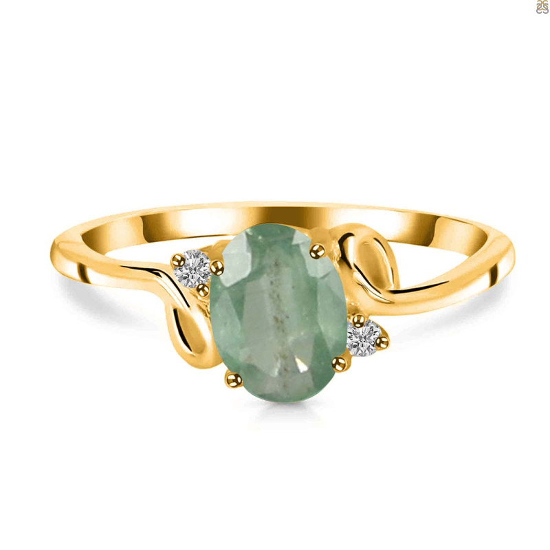 Kyanite (Green) Ring KYN-RDR-383-G.
