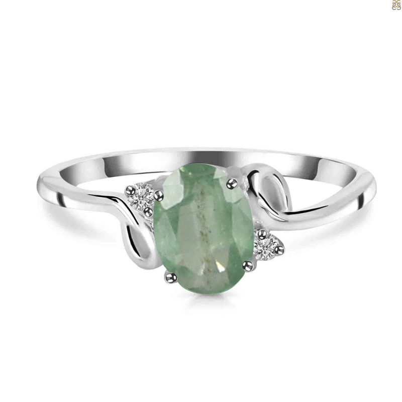 Kyanite (Green) Ring KYN-RDR-383-G.