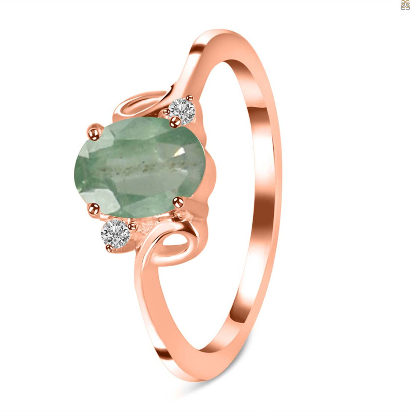 Kyanite (Green) Ring KYN-RDR-383-G.