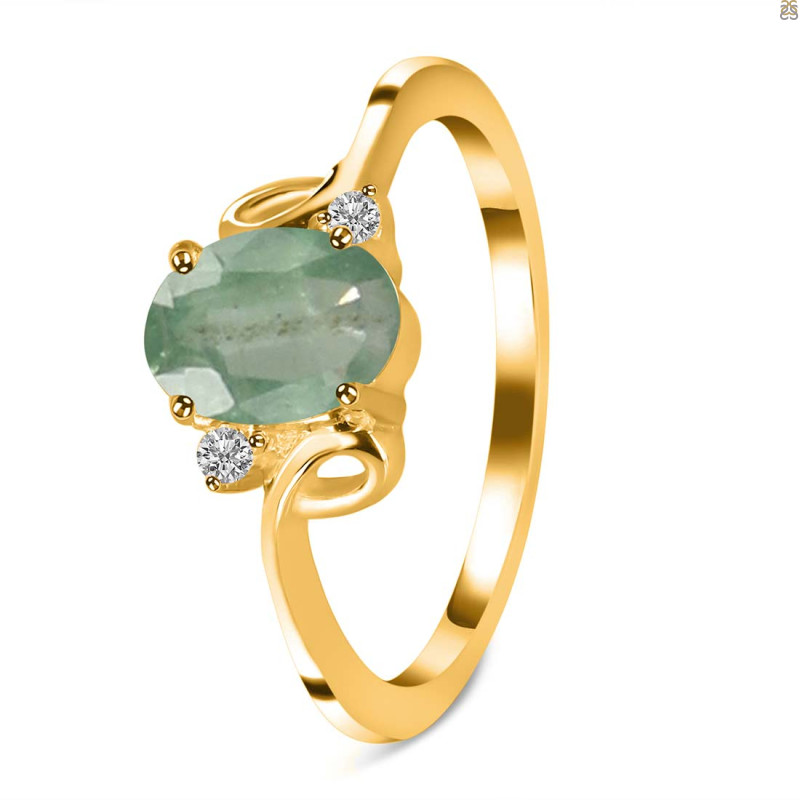 Kyanite (Green) Ring KYN-RDR-383-G.