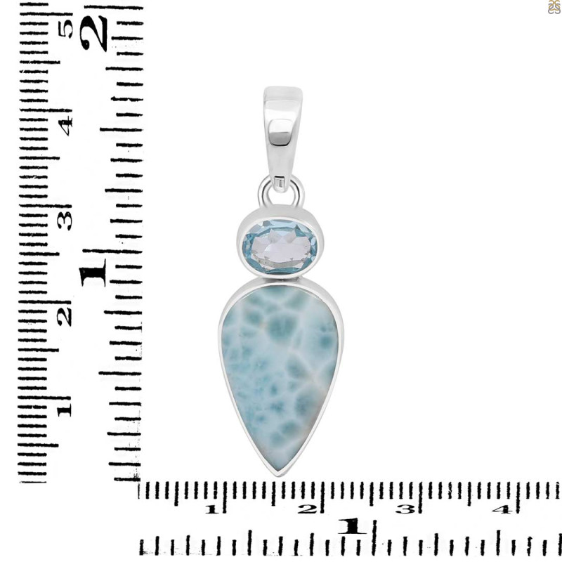 Larimar Pendant-2SP LAR-1-313