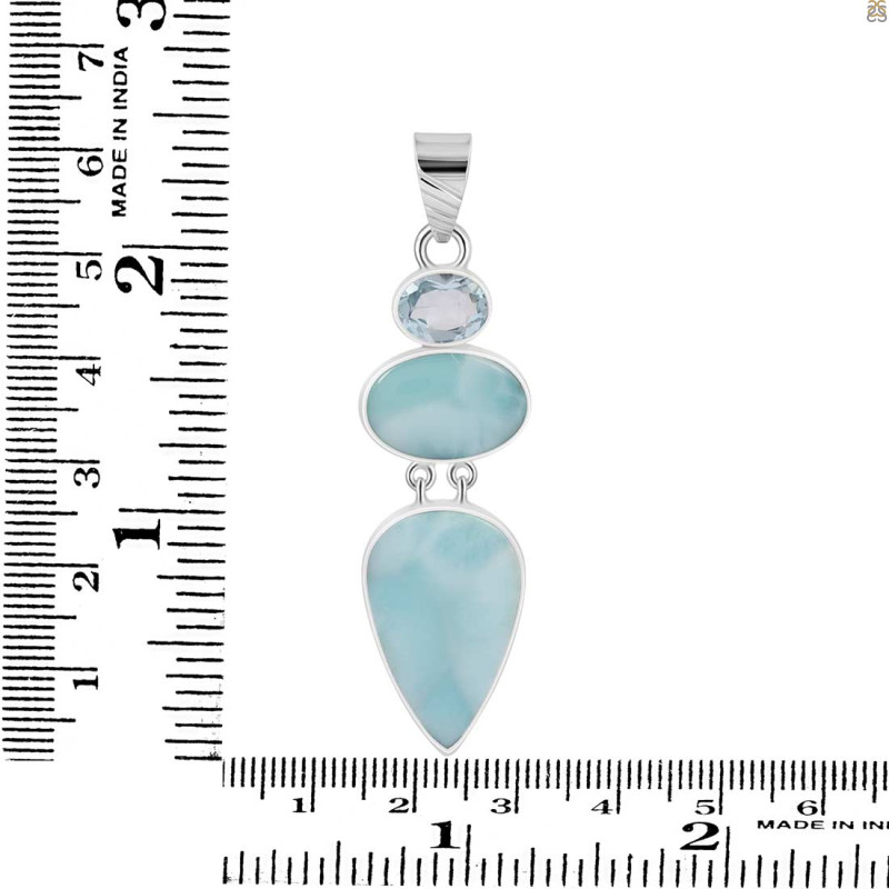 Larimar Pendant-2SP LAR-1-325