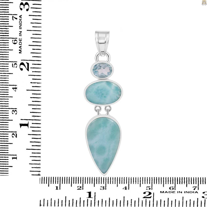 Larimar Pendant-2SP LAR-1-328