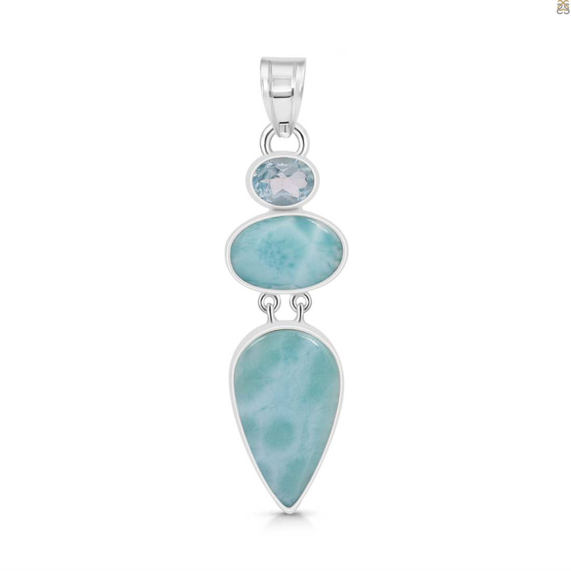 Larimar Pendant-2SP LAR-1-328