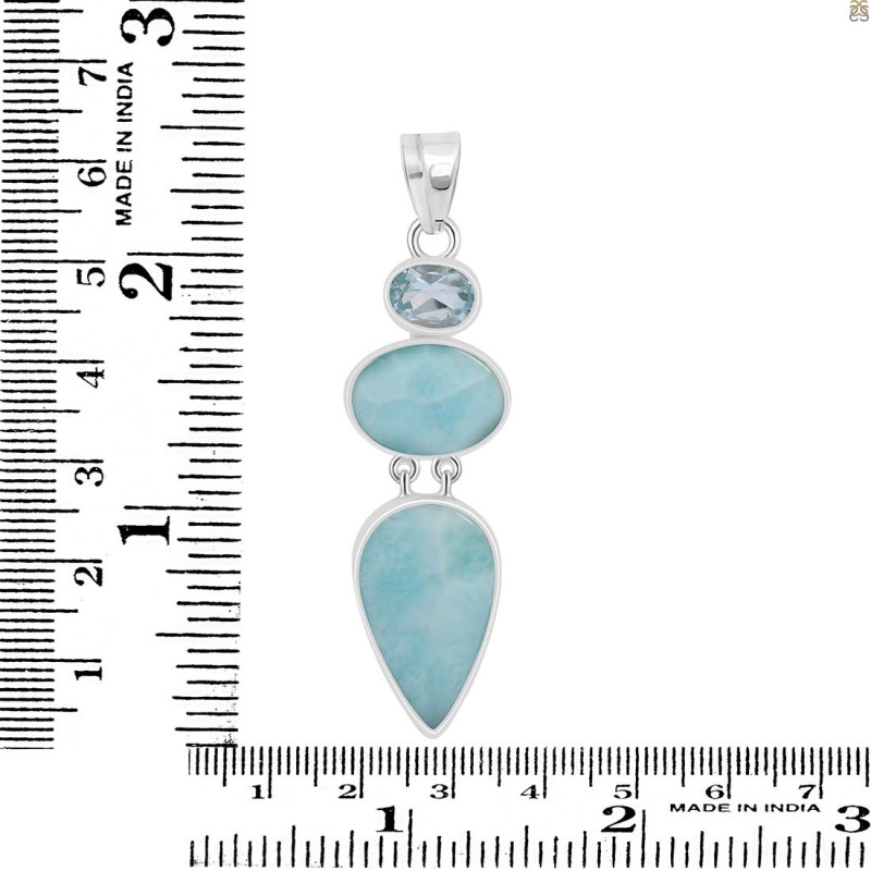 Larimar Pendant-2SP LAR-1-334