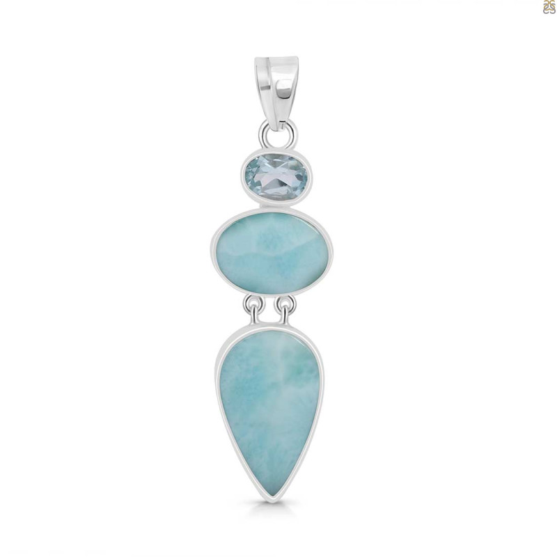 Larimar Pendant-2SP LAR-1-334