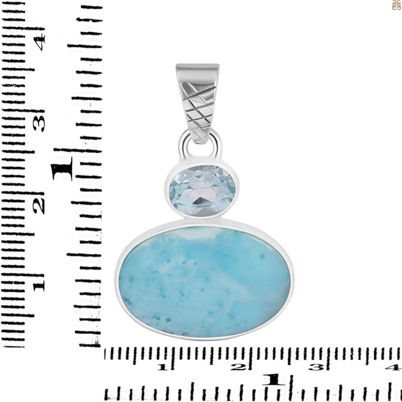 Larimar Pendant-2SP LAR-1-338