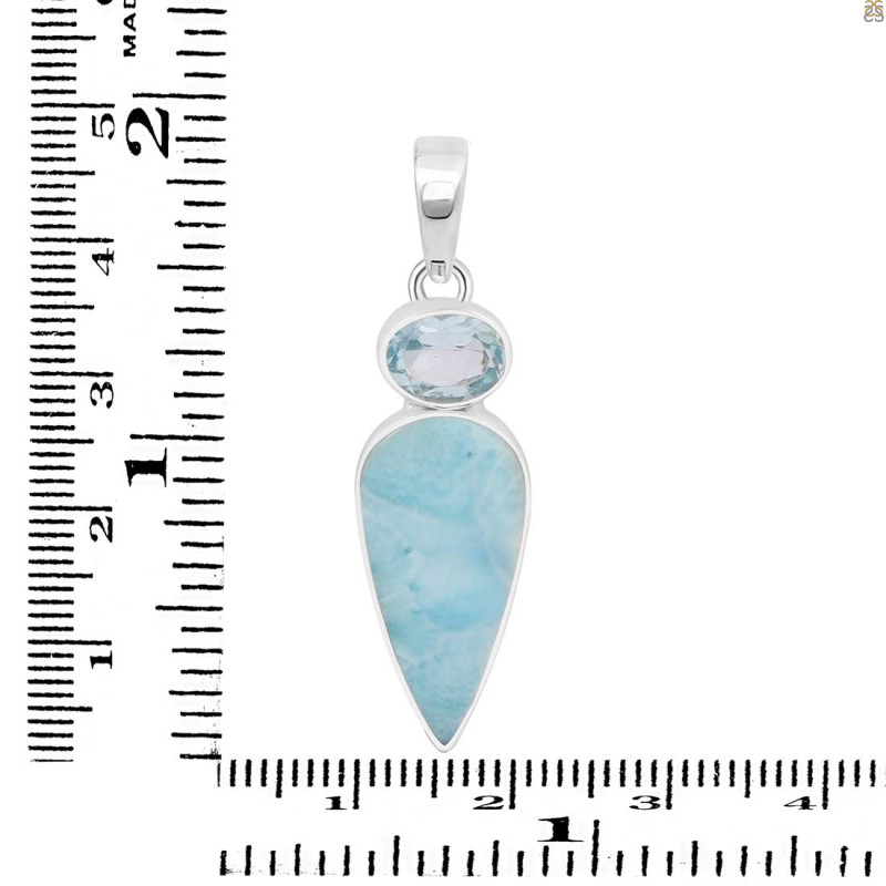 Larimar Pendant-2SP LAR-1-341