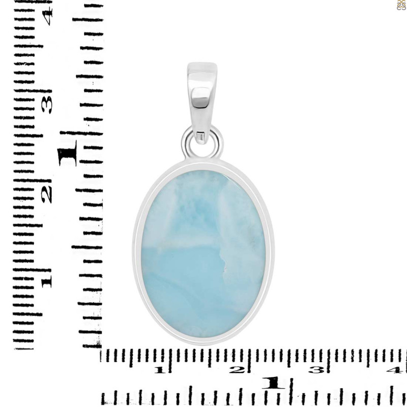 Larimar Pendant-SP LAR-1-434