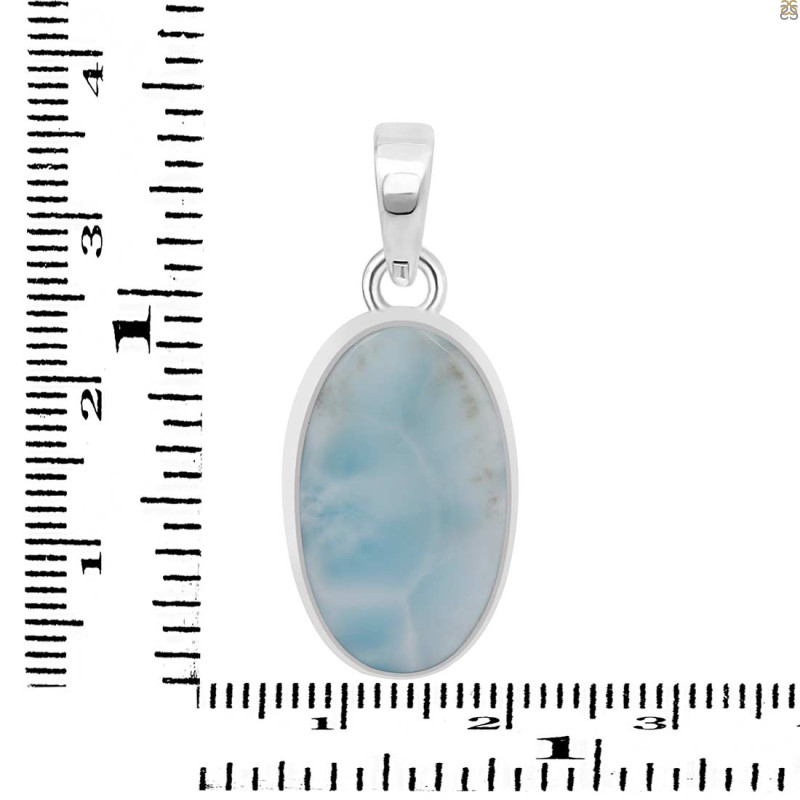 Larimar Pendant-SP LAR-1-435