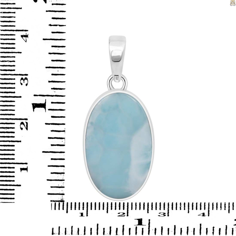 Larimar Pendant-SP LAR-1-643