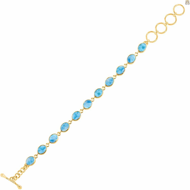 Larimar Bracelet LAR-RDB-114-CAB.
