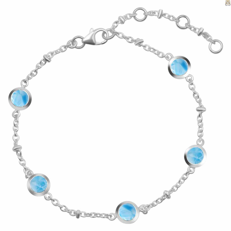 Larimar Bracelet LAR-RDB-170.
