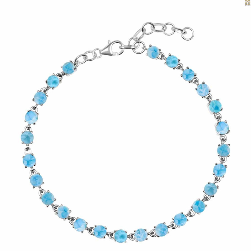 Larimar Bracelet LAR-RDB-75-CAB.
