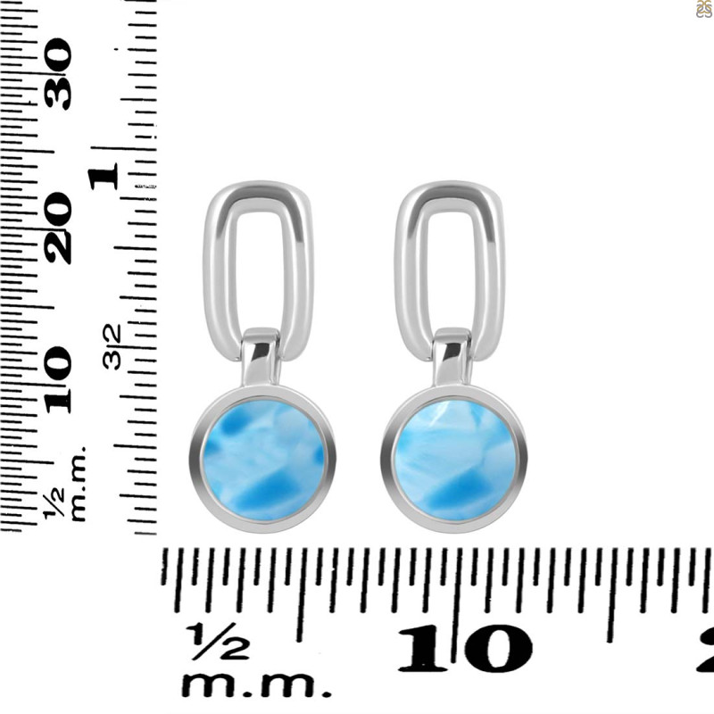 Larimar Earring LAR-RDE-100.