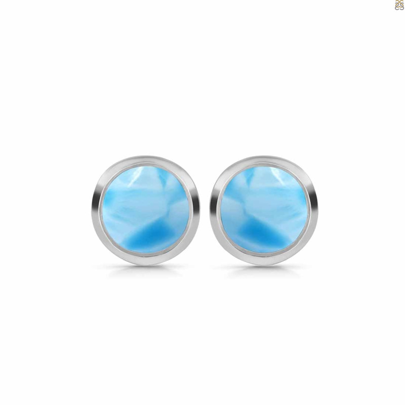 Larimar Stud Earring LAR-RDE-1073.