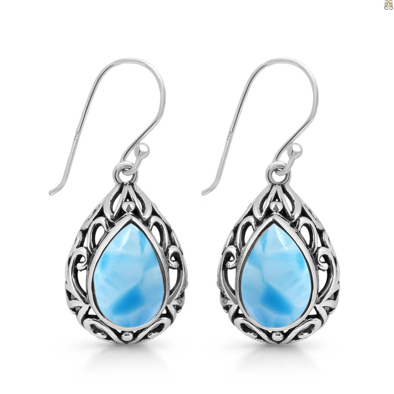 Larimar Earring
