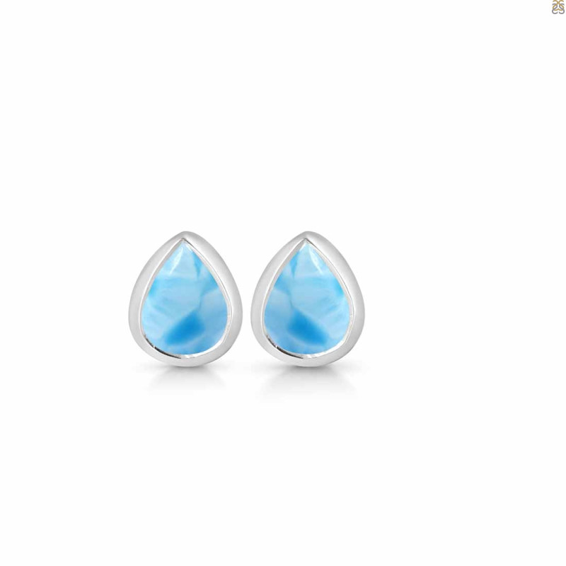 Larimar Stud Earring LAR-RDE-1105.