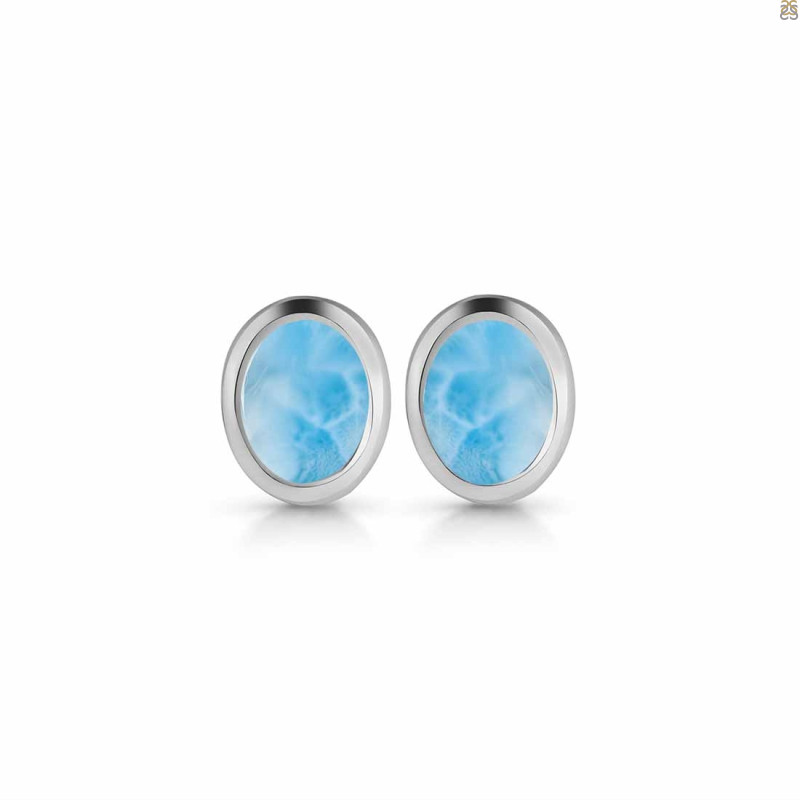 Larimar Stud Earring LAR-RDE-1107.