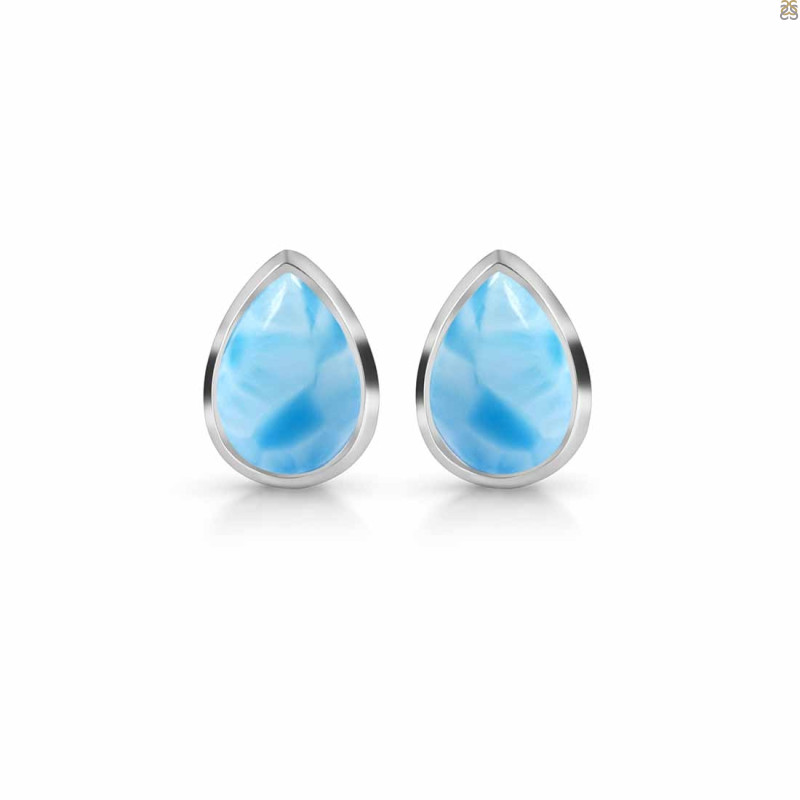 Larimar Stud Earring LAR-RDE-1110.