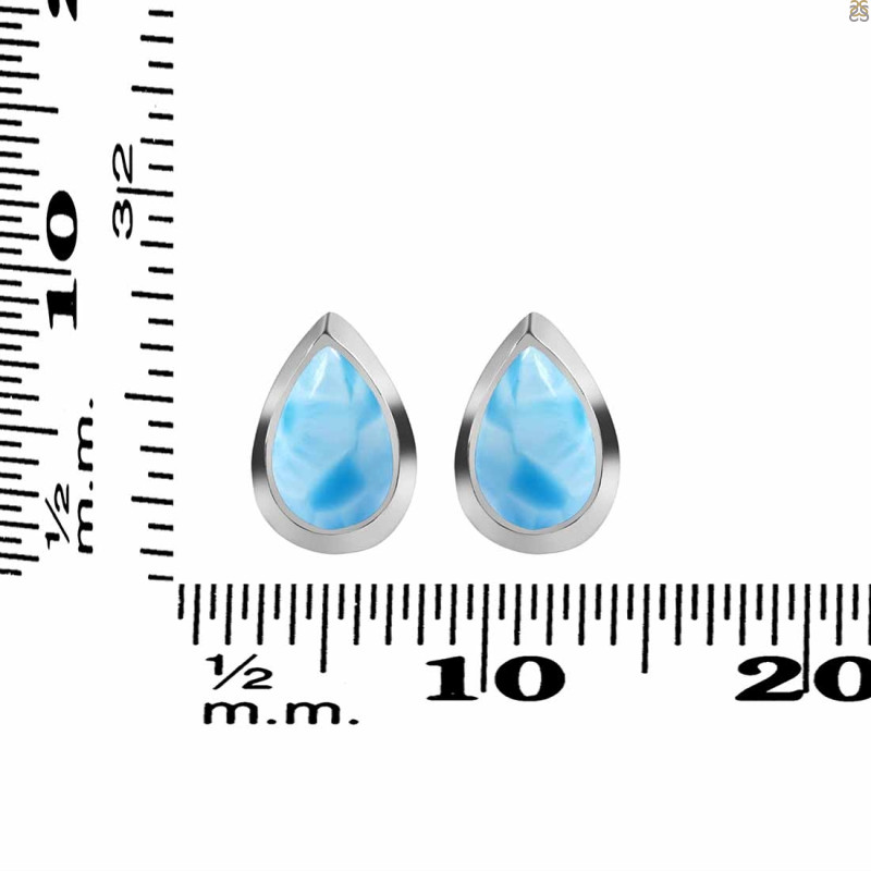 Larimar Stud Earring LAR-RDE-1111.