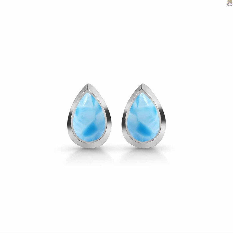 Larimar Stud Earring LAR-RDE-1111.