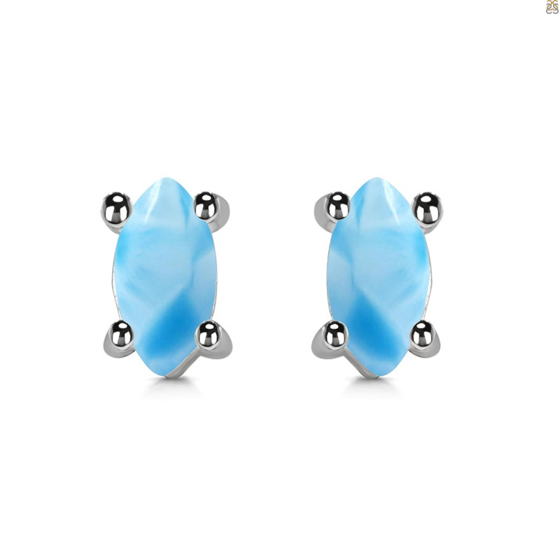 Larimar Stud Earring LAR-RDE-1115.
