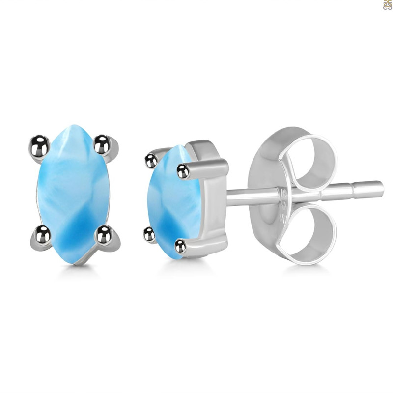 Larimar Stud Earring LAR-RDE-1115.