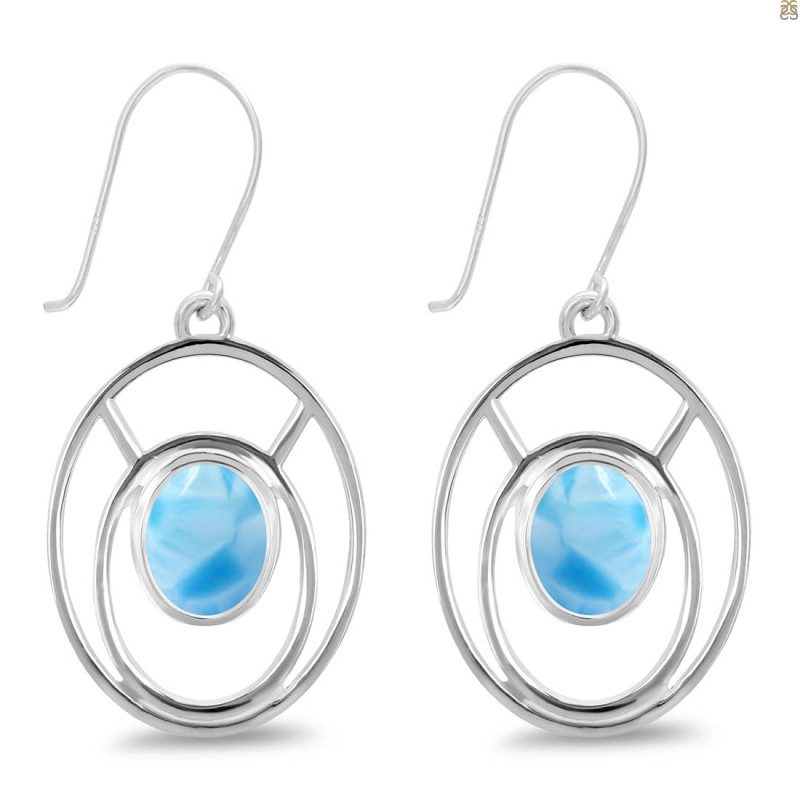 Larimar Earring