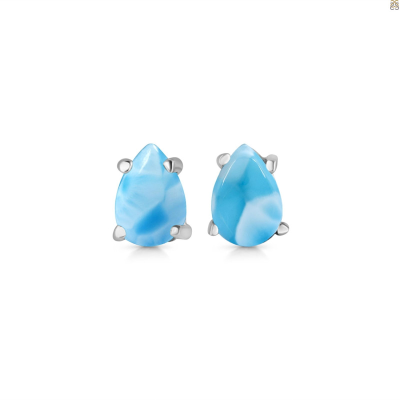 Larimar Stud Earring LAR-RDE-1141.