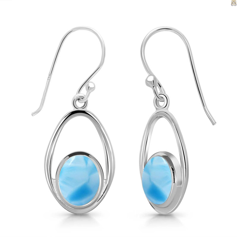 Larimar Earring