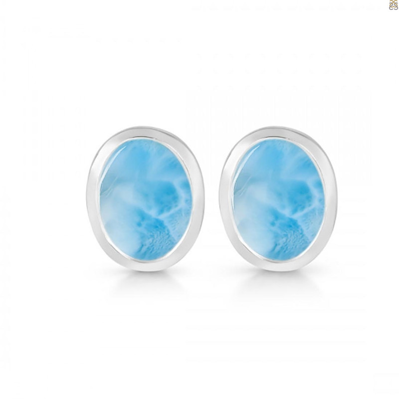 Larimar Stud Earring LAR-RDE-1256.