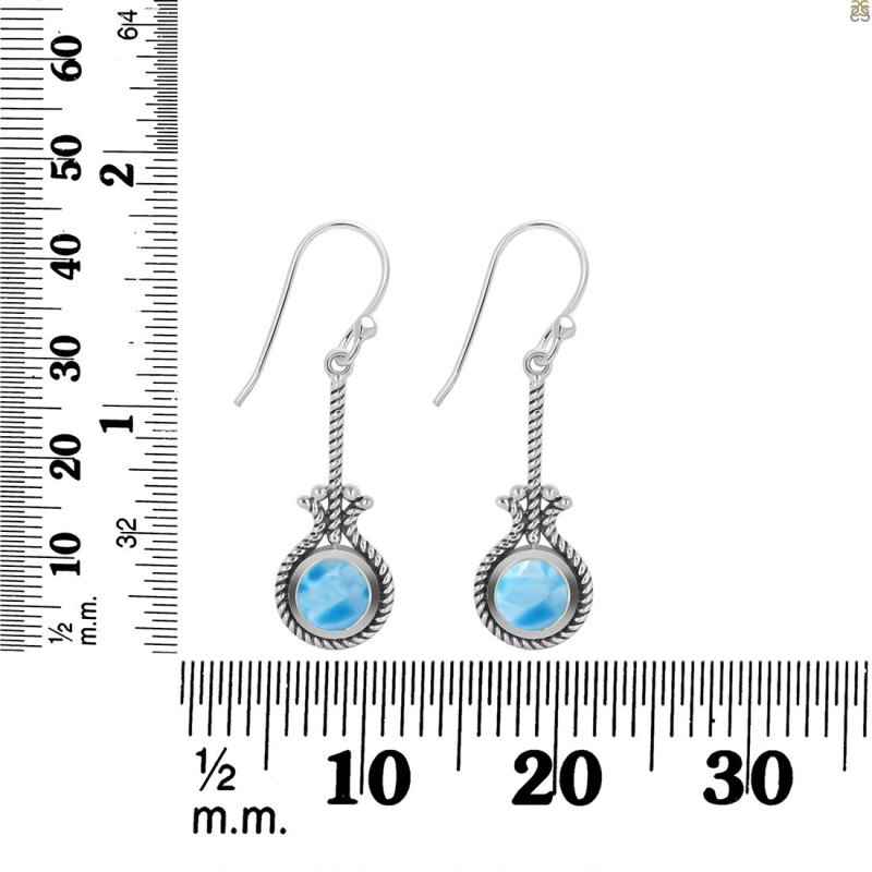 Larimar Earring LAR-RDE-148.
