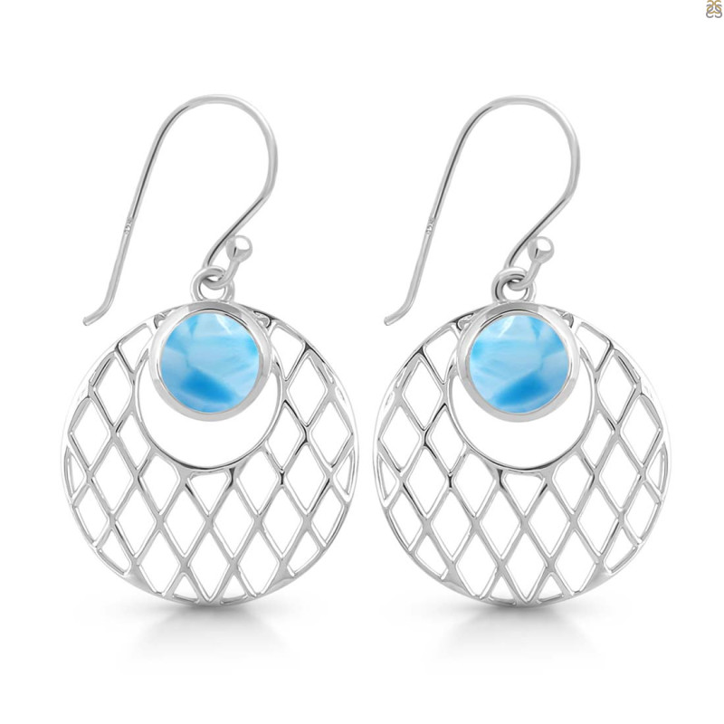 Larimar Earring