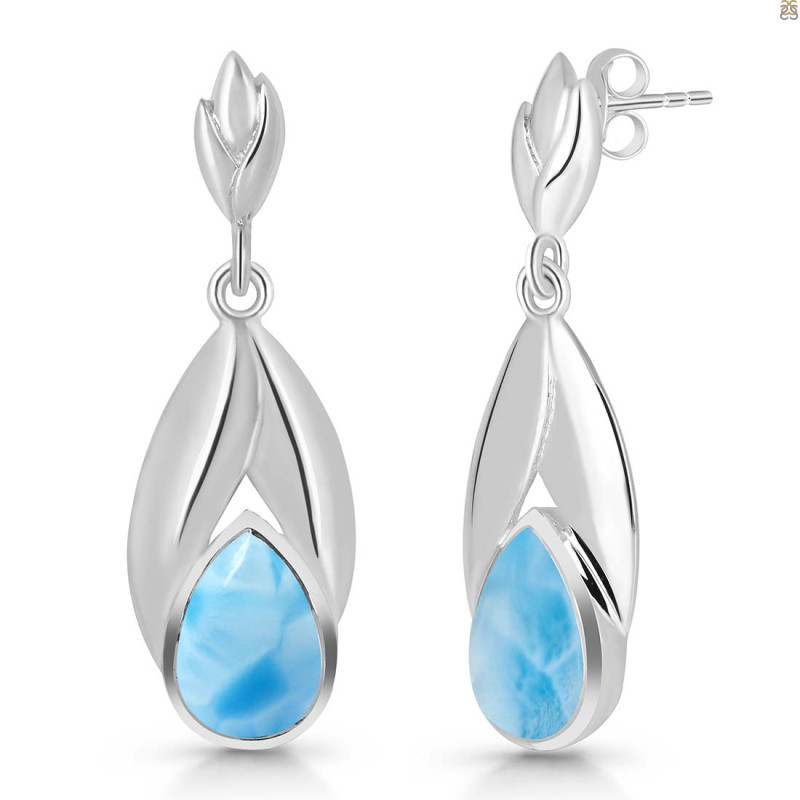 Larimar Earring