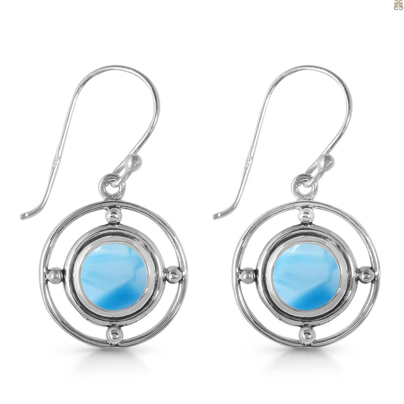 Larimar Earring