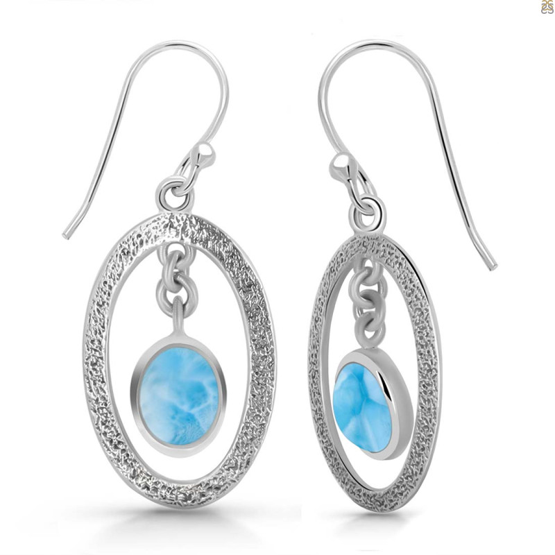 Larimar Earring