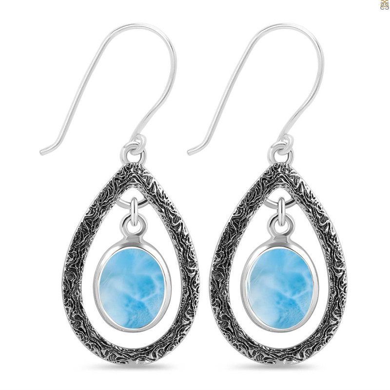 Larimar Earring