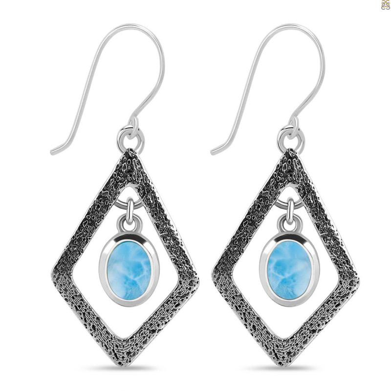 Larimar Earring