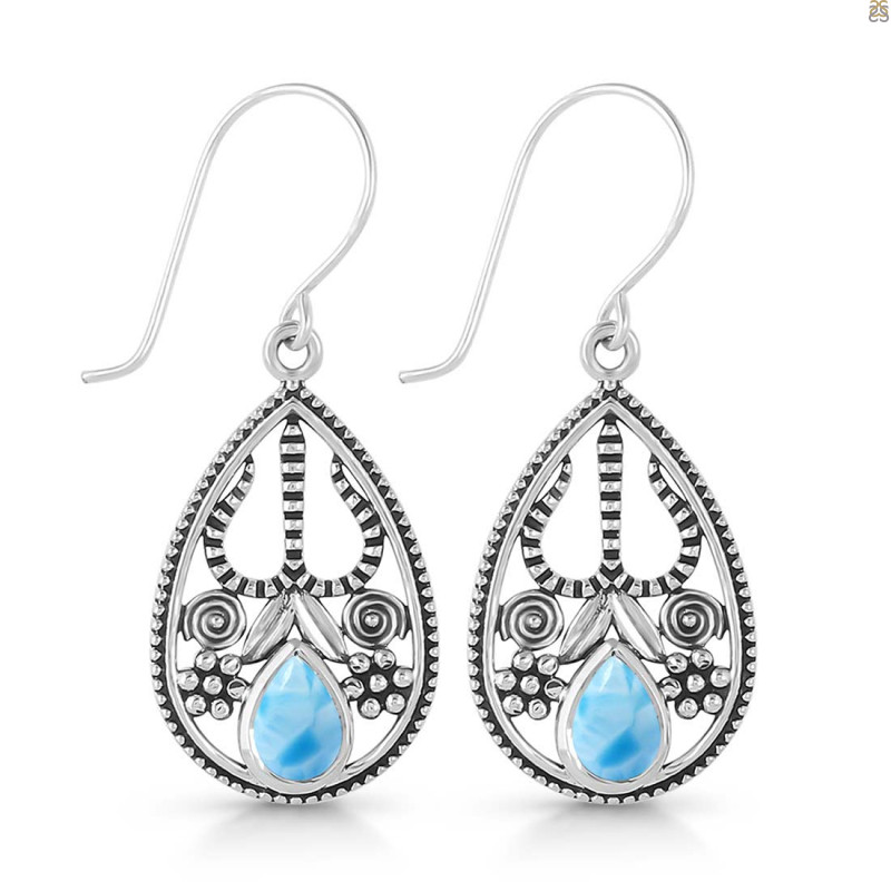 Larimar Earring