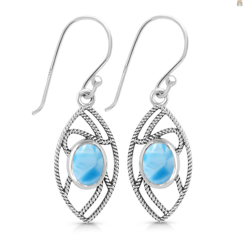 Larimar Earring