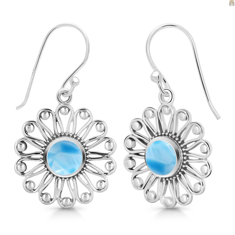 Larimar Earring