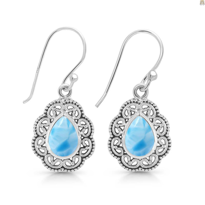 Larimar Earring