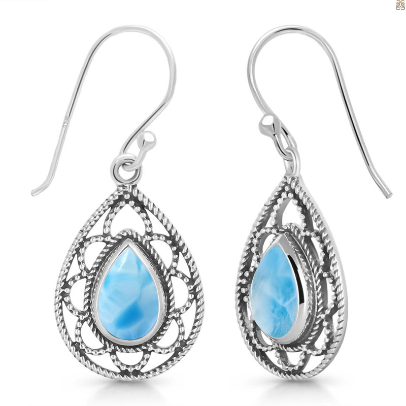 Larimar Earring