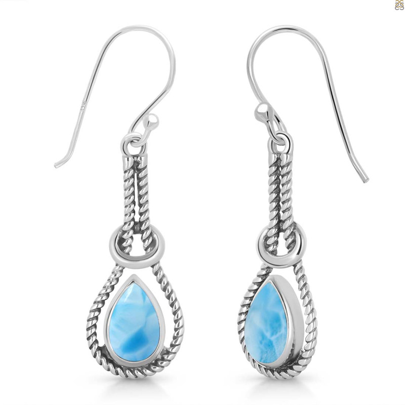Larimar Earring
