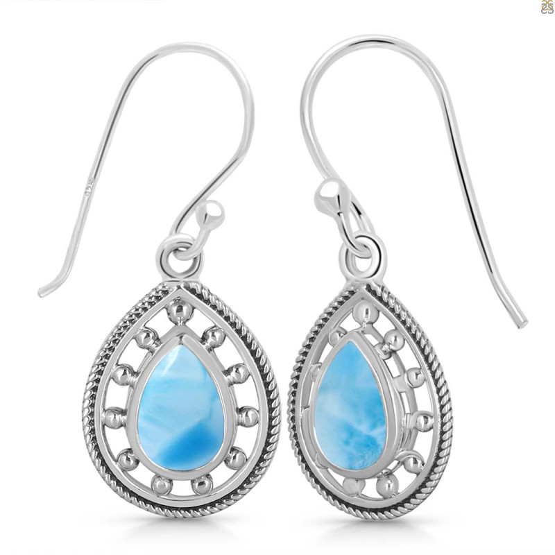 Larimar Earring