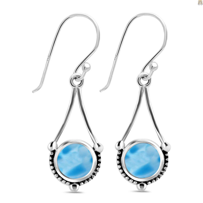 Larimar Earring